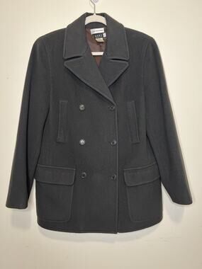 Michael Kors Vintage 90’s Double Breasted USA Made‎ Wool Cashmere Pea Coat